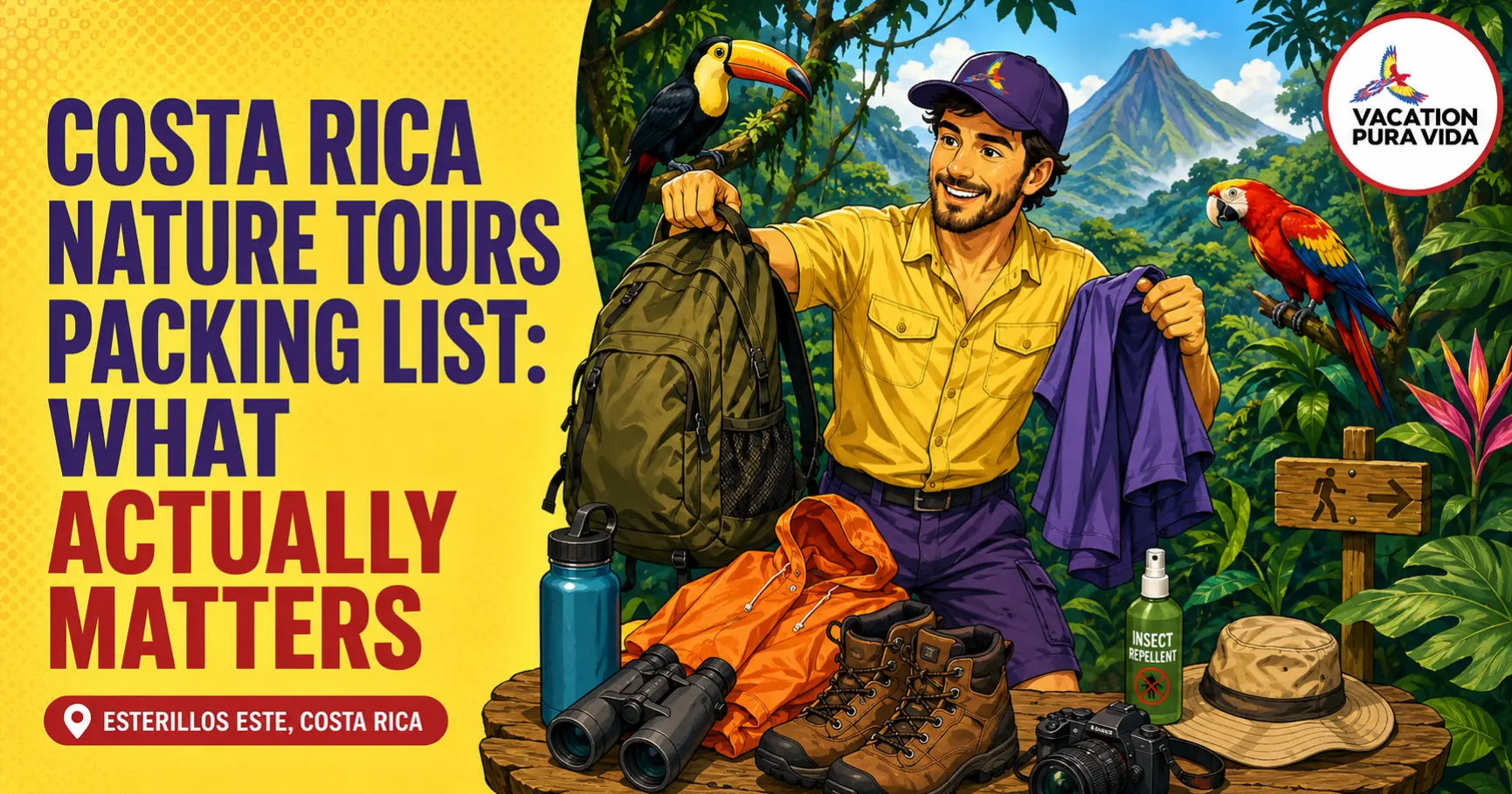 Costa Rica Nature Tours Packing List: What Actually Matters in the Rainforest