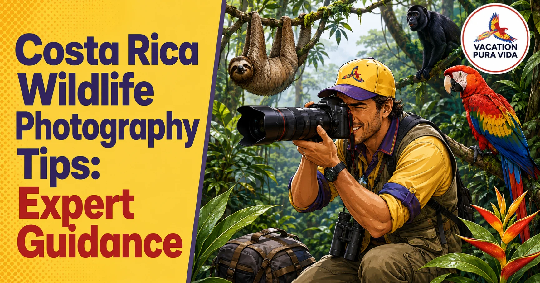 Costa Rica Wildlife Photography Tips